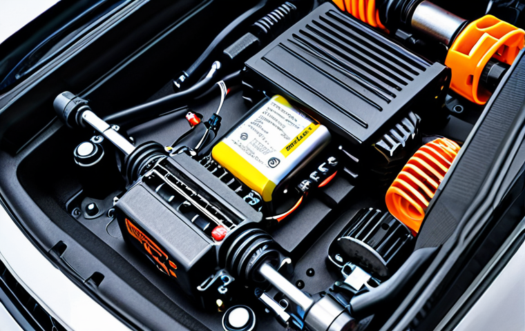 RC Car Mechanics**

"Close-up view of the internal components of a remote control car, showcasing the motor, receiver, and battery, fully clothed, appropriate content, safe for work, educational, perfect anatomy of the RC car parts, natural arrangement, professional product photography, high quality, detailed view."

**
