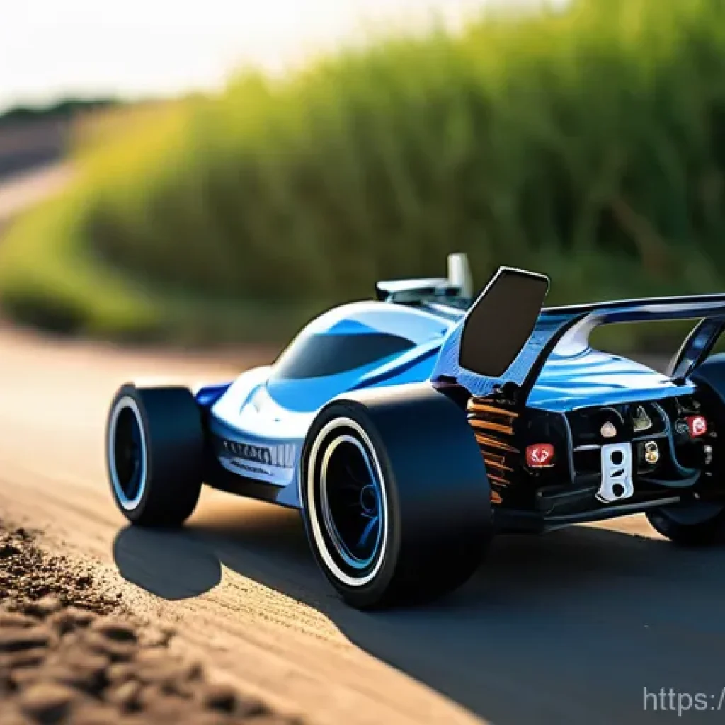 RC카의 효율적 충전 기술 - **Prompt 1: Dynamic RC Car Performance with LiPo Power**
    "A sleek, high-performance remote-contr...