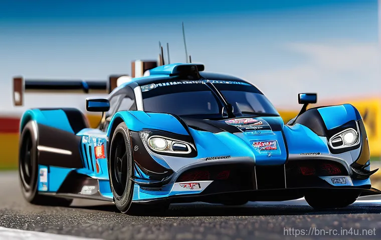 RC카의 인기 있는 악세서리 - **RC Car Customization and Battery Technology:**
    "A close-up, well-lit shot of a person, wearing...